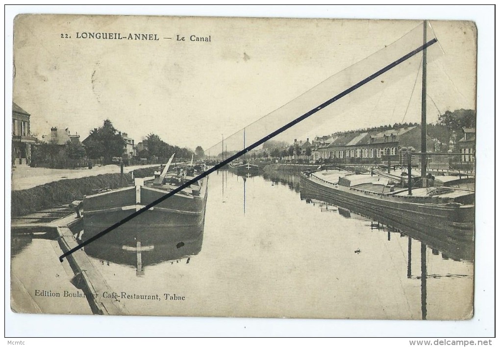 CPA - Longueil Annel- Le Canal - Longueil Annel