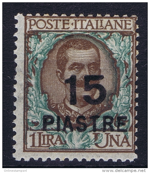 Italy: Levant  Sa Nr 65  1922 MH/* - Europese En Aziatische Kantoren