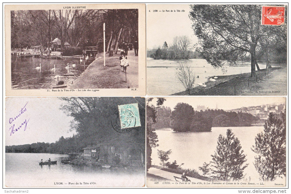 69. LYON. Parc De La Tête D'Or. 20 Cartes - Autres & Non Classés