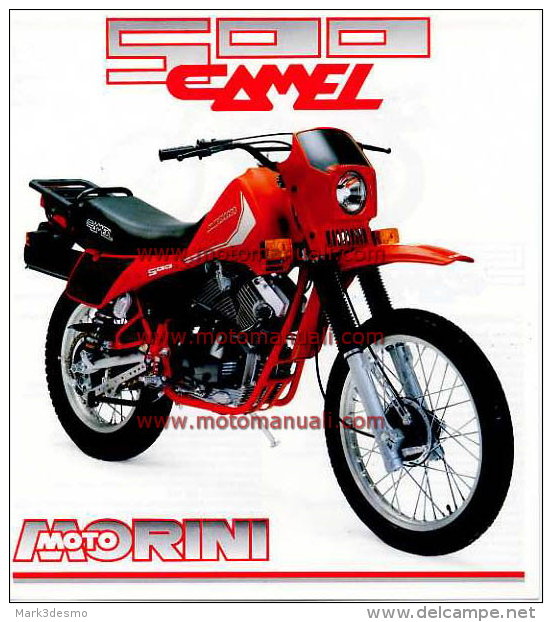 Moto Morini 500 Camel Enduro 3a Serie Depliant Originale Genuine Factory Brochure Prospekt - Motos