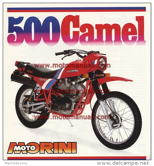 Moto Morini 500 Camel Enduro Depliant Originale Genuine Factory Brochure Prospekt - Motos