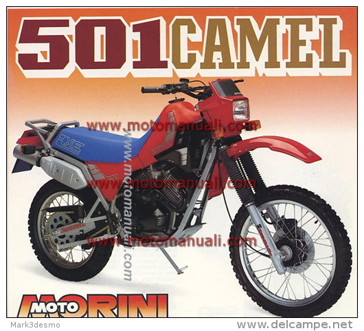 Moto Morini 501 Camel Enduro Depliant Originale Genuine Factory Brochure Prospekt - Motos