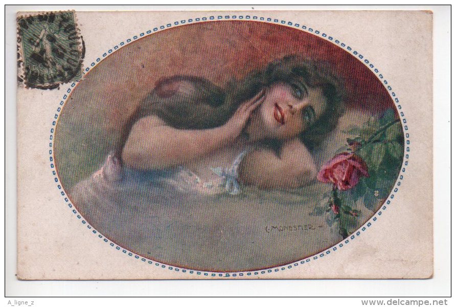 REF 201 CPA Pin Up 1900 Par C Monestier - Pin-Ups