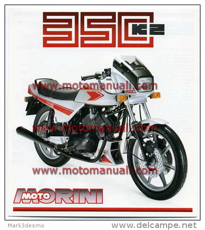 Moto Morini 350 K2 1 Serie Depliant Originale Genuine Factory Brochure Prospekt - Motor Bikes