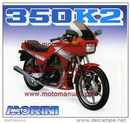 Moto Morini 350 K2 2 Serie Depliant Originale Genuine Factory Brochure Prospekt - Motor Bikes