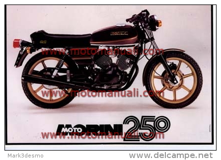 Moto Morini 250 1980 Depliant Originale Genuine Factory Brochure Prospekt - Motor Bikes