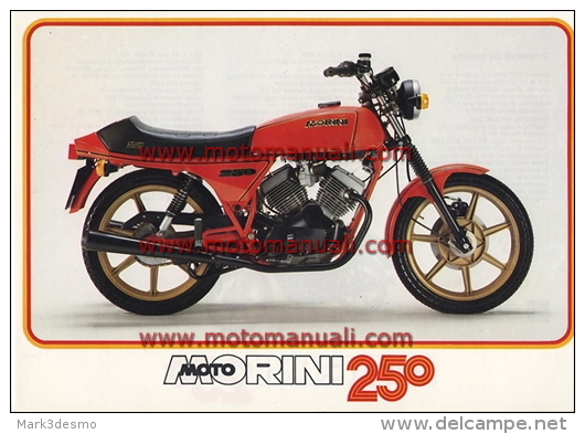 Moto Morini 250 1982 Depliant Originale Genuine Factory Brochure Prospekt - Motos