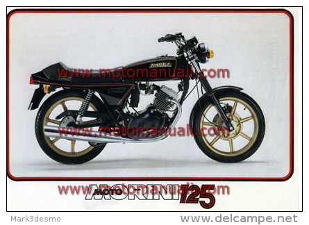 Moto Morini 125 1982 Depliant Originale Genuine Factory Brochure Prospekt - Motorräder