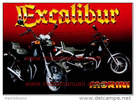 Moto Morini 350 - 501 EXCALIBUR CUSTOM Depliant Originale Genuine Factory Brochure Prospekt - Motorräder