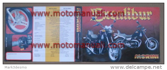 Moto Morini 350 - 501 EXCALIBUR CUSTOM Depliant Originale Genuine Factory Brochure Prospekt - Moto