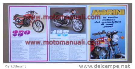 Moto Morini PRODUZIONE - PRODUCTION 1980 Depliant Originale Genuine Factory Brochure Prospekt - Motorräder