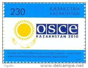 KAZ 2010-668 KAZ AND EU COOPERATION, KAZAKISTAN, 1 X 1v, MNH - EU-Organe