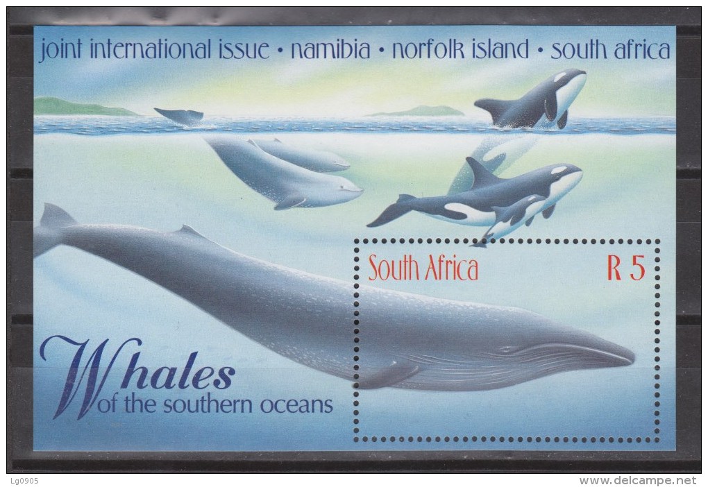 Zuid Africa South Africa Blok Sheet MNH; Walvis, Whale, Ballena, Baleine - Baleines