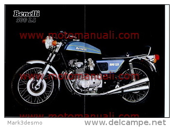 Benelli 500 LS Depliant Originale Genuine Factory Brochure Prospekt - Motos