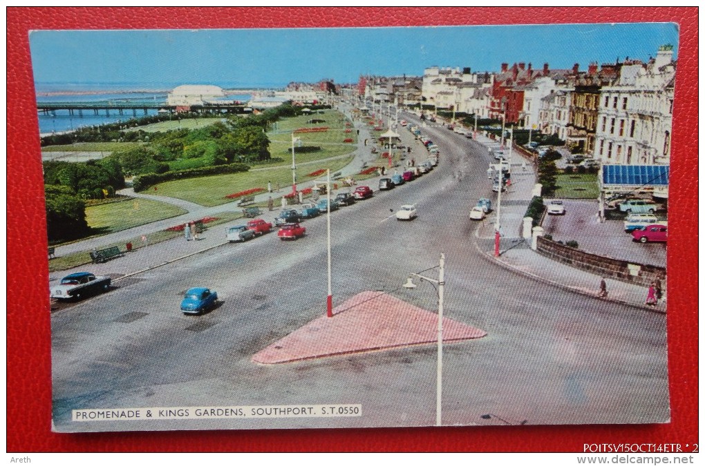 PROMENADE & KINGS GARDENS . SOUTHPORT .  ( 2 Photos) - Southport