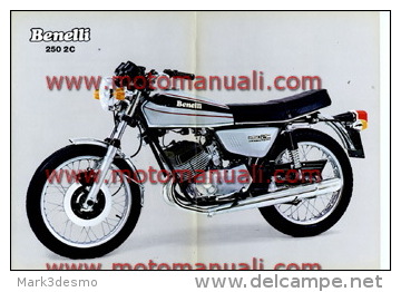 Benelli 250 2C Elettronica 1974 Depliant Originale Genuine Factory Brochure Prospekt - Motorräder