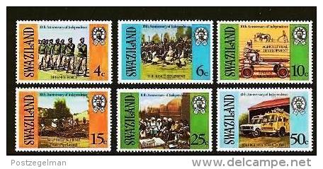 SWAZILAND, 1978, Mint Never Hinged Stamp(s),Independence, MI Nr, 300-305, #6650 - Swaziland (1968-...)