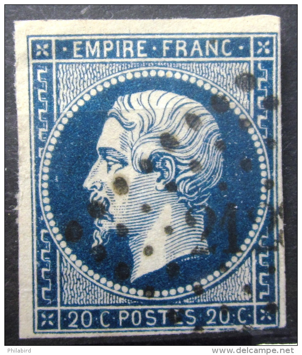 FRANCE                N° 14Aa             OBLITERE - 1853-1860 Napoleon III