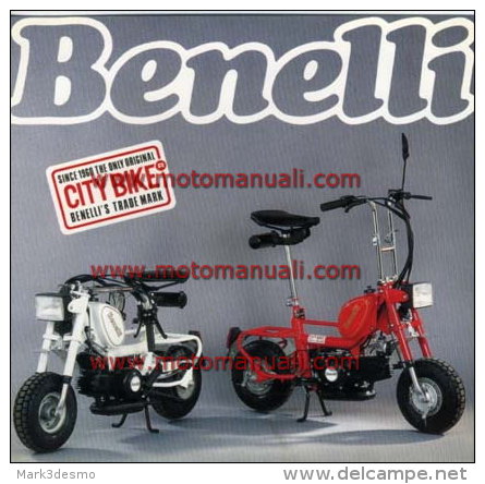 Benelli 50 CITYBIKE 1988 Depliant Originale Genuine Factory Brochure Prospekt - Motos