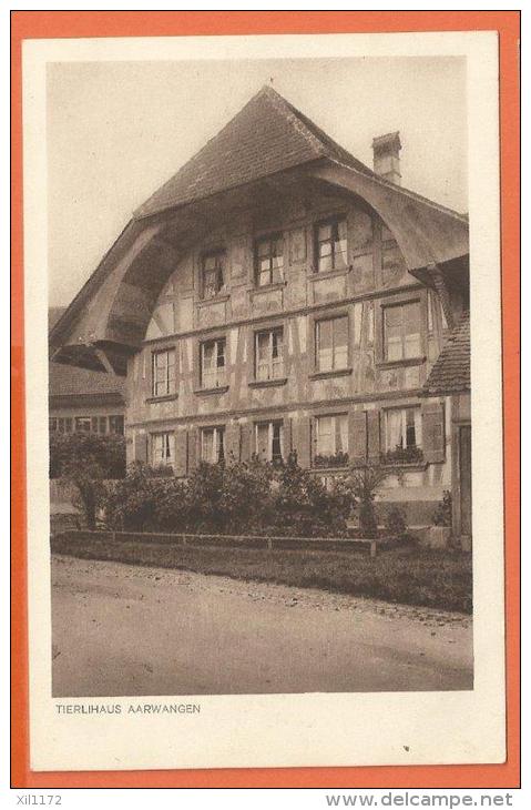 MAD-01 Tierlihaus Aarwangen. Verlag Egger-Flüss  Aarwangen. Circulé Sous Enveloppe En 1918 - Aarwangen