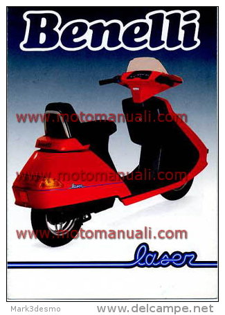 Benelli 50 Laser Scooter Depliant Originale Genuine Factory Brochure Prospekt - Motos