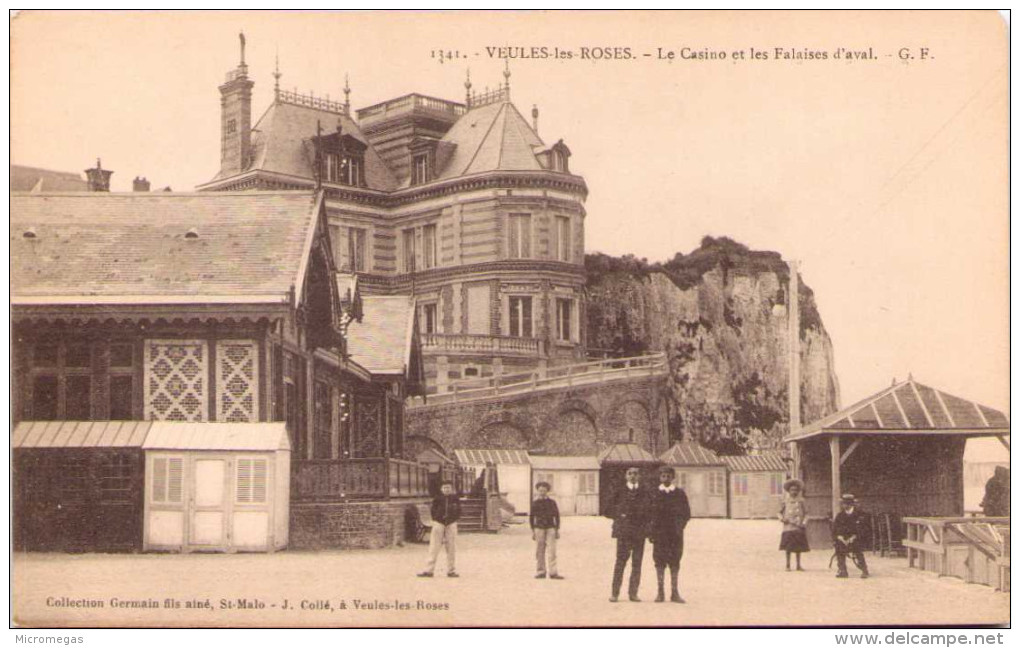 VEULES-les-ROSES - Le Casino Et Les Falaises D'aval - Veules Les Roses