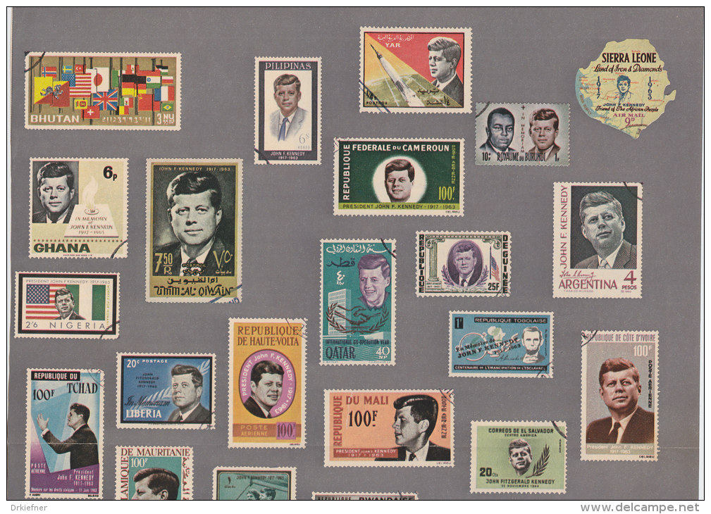 The big boom in JFK stamps, John F. Kennedy, Magazine pages from 1965-1966