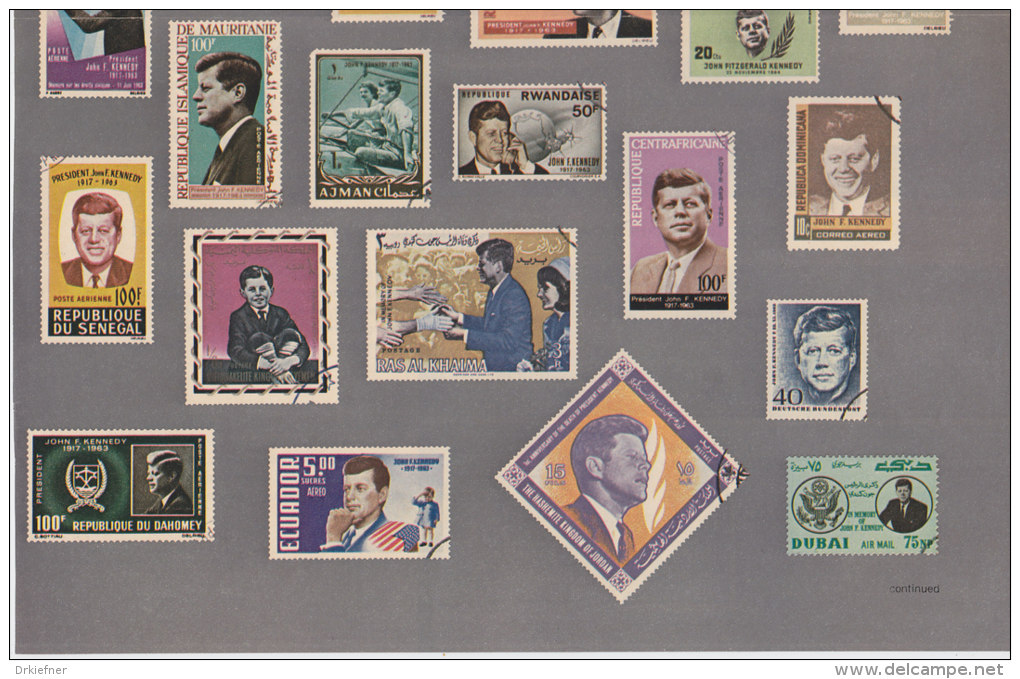 The big boom in JFK stamps, John F. Kennedy, Magazine pages from 1965-1966