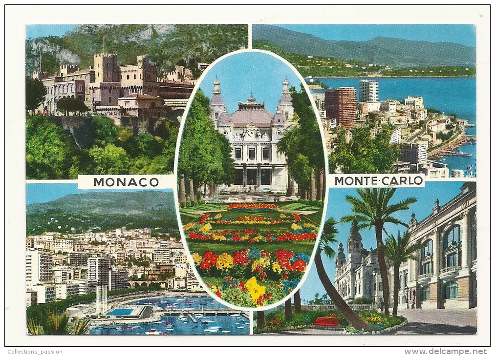 Cp, Monaco, Multi-Vues - Mehransichten, Panoramakarten