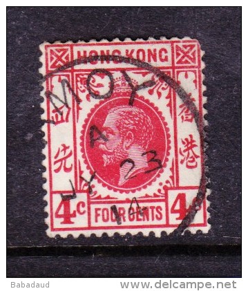 Hong Kong Used In China, 1912 4 Cents Red, MCA, AMOY .d.s - Used Stamps