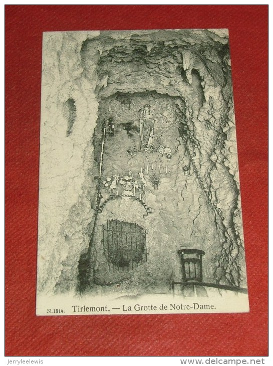 TIENEN - TIRLEMONT -  La Grotte Notre Dame   -   1910  -  (2 Scans) - Tienen