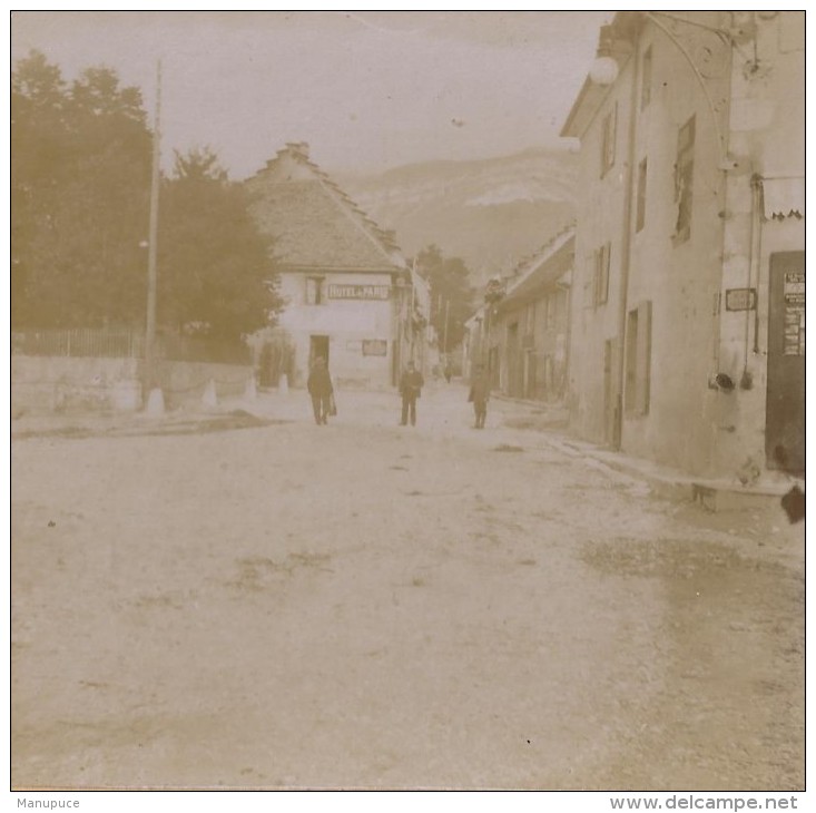 Carte Photo  Stereo  Villard De Lans 1907 - Villard-de-Lans