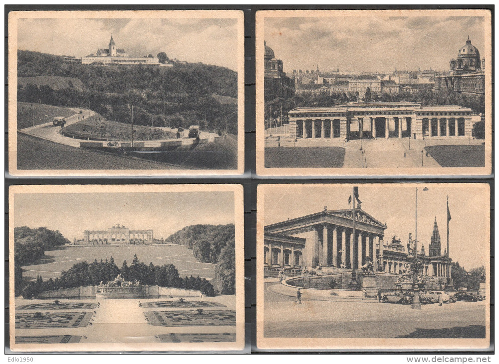 Austria - Wienna 14 Postcards -  Karlskirche, Sch&#x4E7;nbrunn, Parlament, Burgtor, Opernhaus, Hochhaus Etc. - Sonstige & Ohne Zuordnung