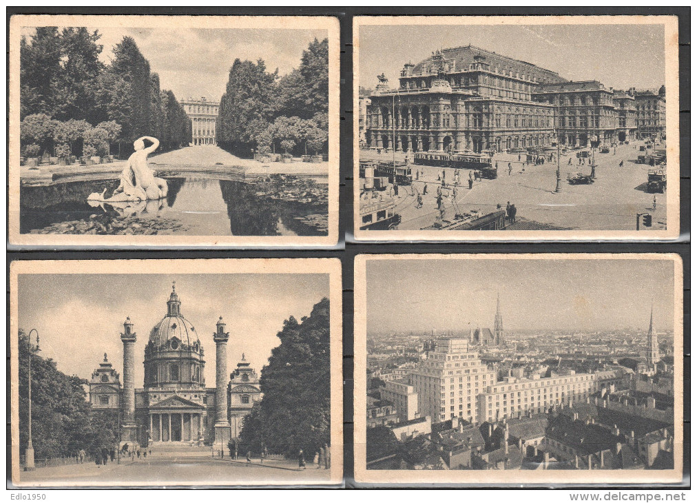 Austria - Wienna 14 Postcards -  Karlskirche, Sch&#x4E7;nbrunn, Parlament, Burgtor, Opernhaus, Hochhaus Etc. - Sonstige & Ohne Zuordnung