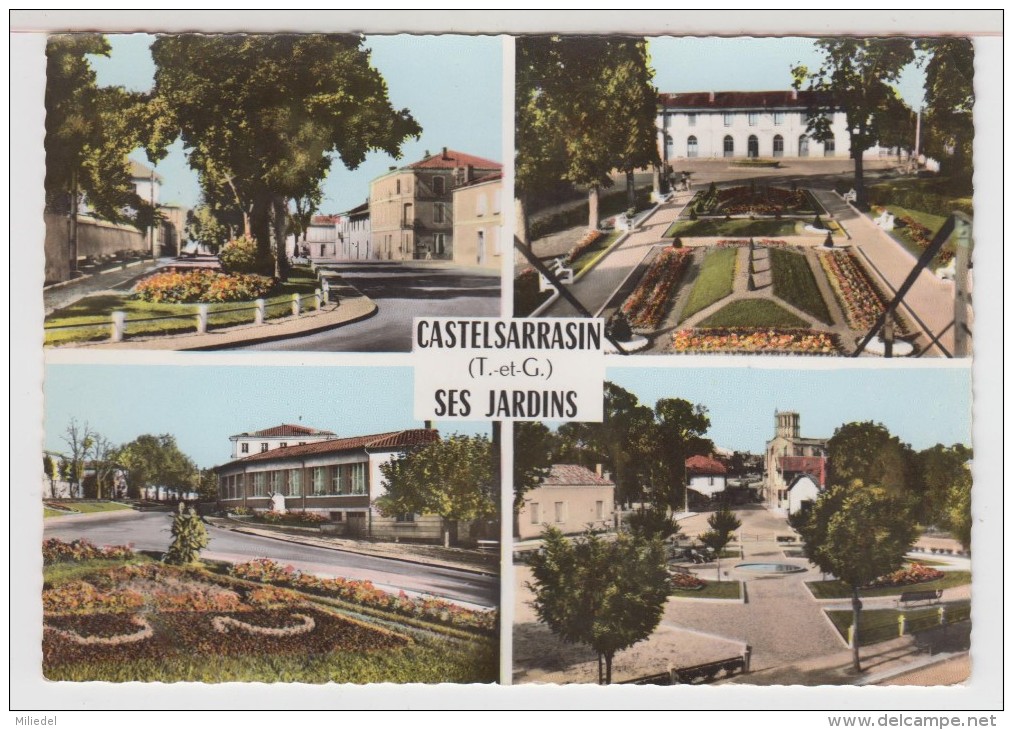 82 - CASTELSARRASIN - Ses Jardins - Multivues - Castelsarrasin