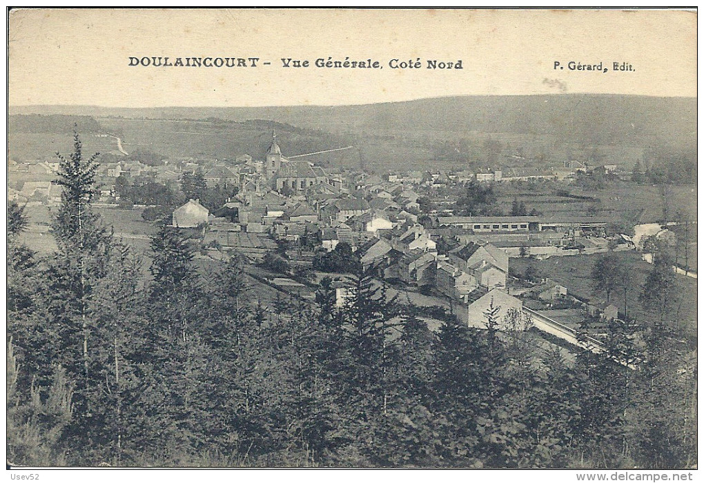 CPA Doulaincourt - Vue Générale, Côte Nord - Doulaincourt