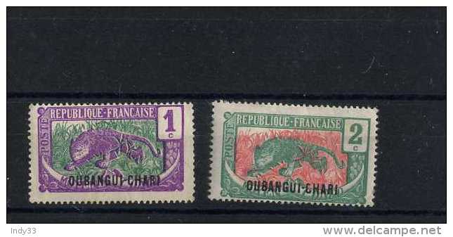 - FRANCE COLONIES . OUBANGUI 1915/36 . TIMBRES DE 1922 . NEUFS . - Unused Stamps