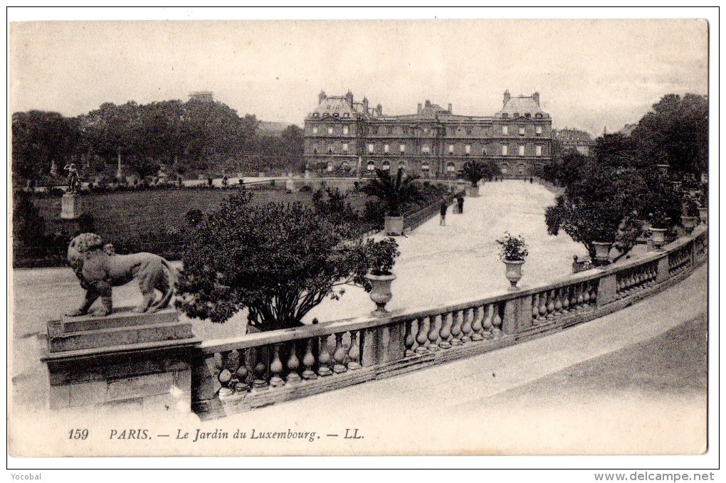 CP, 75, PARIS, Le Jardin Du Luxembourg, Vierge - Parks, Gardens