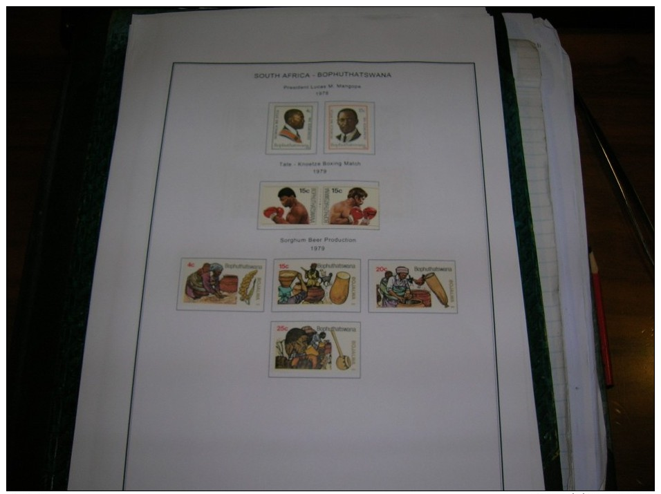 Bophuthaswana Collection 1977/1994 MNH in Scott.Album See Summary and 32 scans
