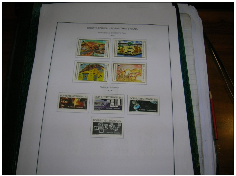 Bophuthaswana Collection 1977/1994 MNH in Scott.Album See Summary and 32 scans