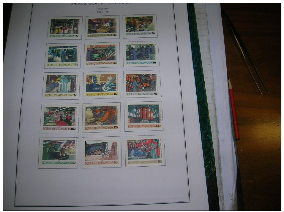 Bophuthaswana Collection 1977/1994 MNH in Scott.Album See Summary and 32 scans