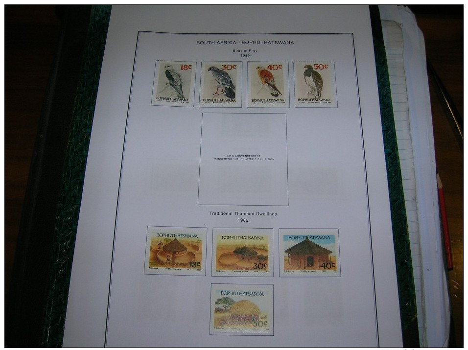 Bophuthaswana Collection 1977/1994 MNH in Scott.Album See Summary and 32 scans