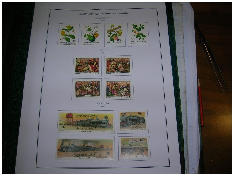 Bophuthaswana Collection 1977/1994 MNH in Scott.Album See Summary and 32 scans