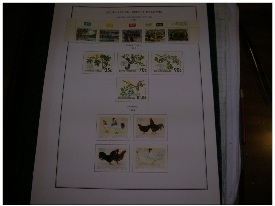 Bophuthaswana Collection 1977/1994 MNH in Scott.Album See Summary and 32 scans