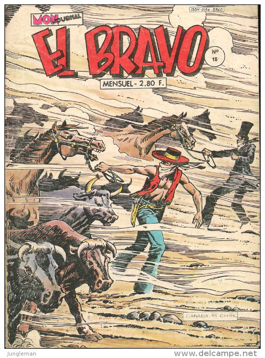 El Bravo N° 18 - Editions Aventures Et Voyages - Avec Kekko Bravo, Marshall Jim Et Black Jack - Mars 1979 - BE - Mon Journal