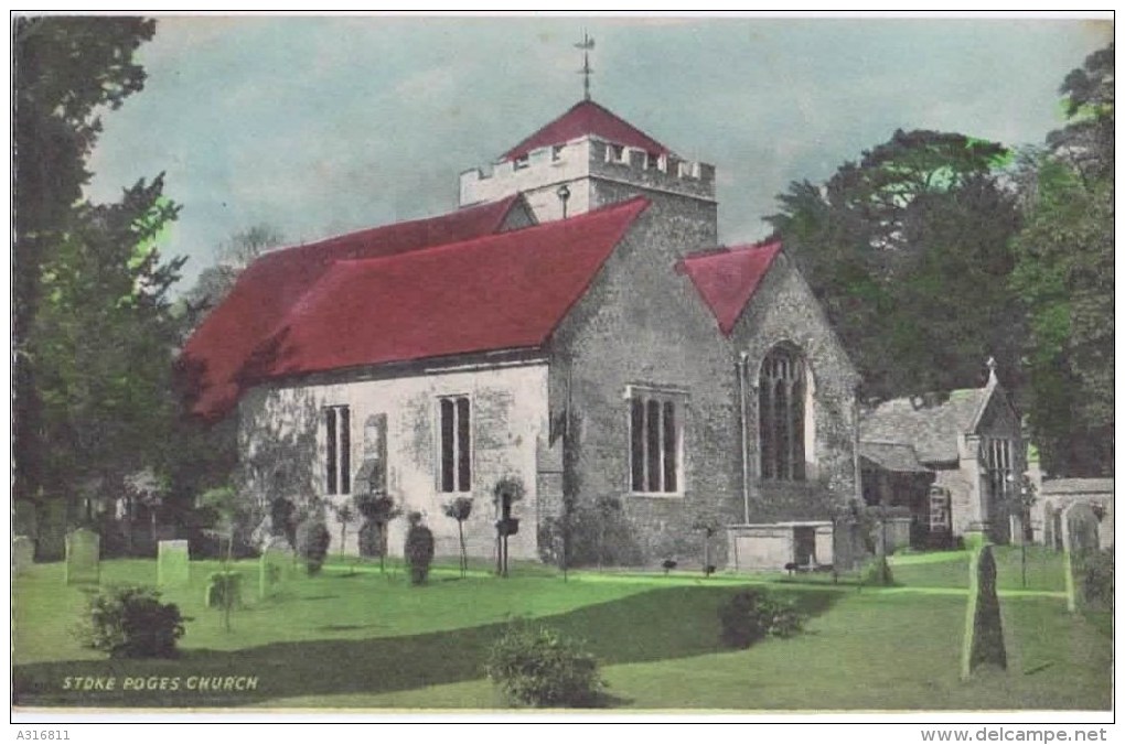 Cpa STOKE POGES CHURCH - Bristol