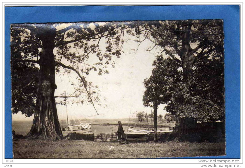 GUINEE- CONAKRY-La Corniche Et Les Bateaux De Pêche-par Avion Bel Affranchissemennt-avion- 1949 - Guinea