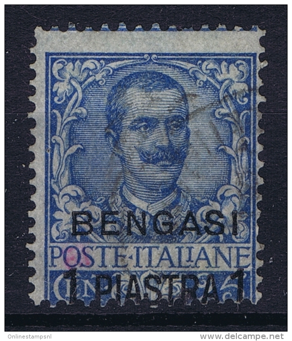 Italy: Levant Bengasi  Sa Nr 1  Used  Signed/ Signé/signiert/ Approvato - Bureaux D'Europe & D'Asie