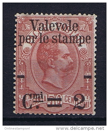 Italy: 1890 Sa  52  Not Used (*) Sg - Nuevos