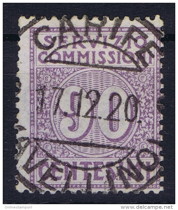 Italy: 1913 Servizio Commissioni Sa Nr 3 Used - Portomarken